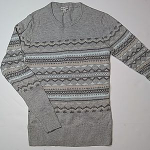 Merona Fair Isle Crew Neck Sweater